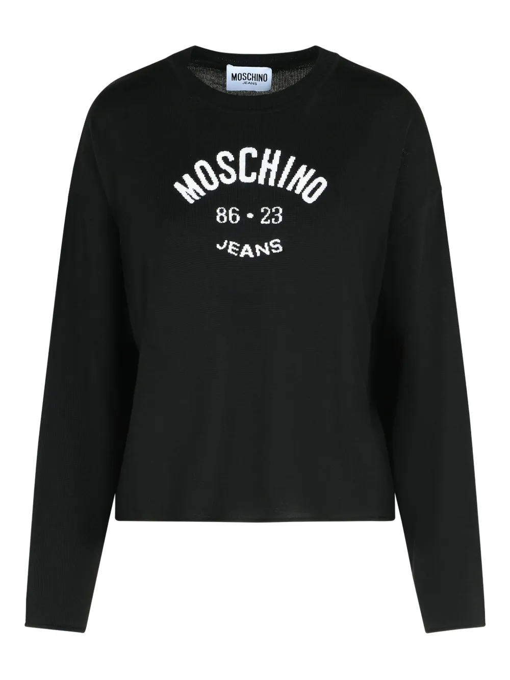 Свитер из вирджинской шерсти Moschino Jeans, черный
Свитер из вирджинской шерсти Moschino Jeans, черный
