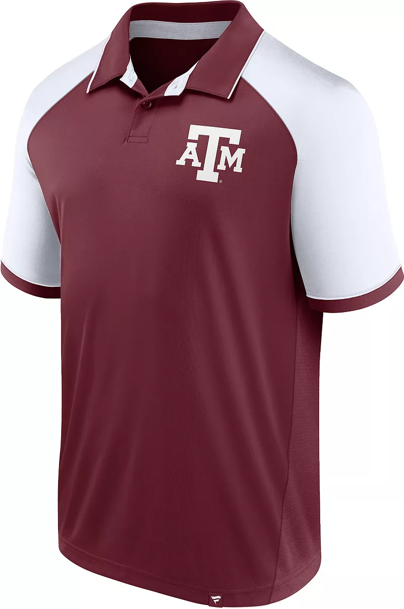 Мужская футболка-поло с логотипом NCAA Texas A&M Aggies темно-бордового/белого цвета Fanatics
Мужская футболка-поло с логотипом NCAA Texas A&M Aggies темно-бордового/белого цвета Fanatics