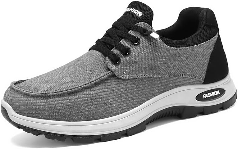 Мужские кроссовки для бега с дышащей мягкой подошвой, удобные прогулочные обувь с толстой подошвой, легкие повседневные спортивные туфли на молнии Qacksv, серый
Мужские кроссовки для бега с дышащей мягкой подошвой, удобные прогулочные обувь с толстой подошвой, легкие повседневные спортивные туфли на молнии Qacksv, серый