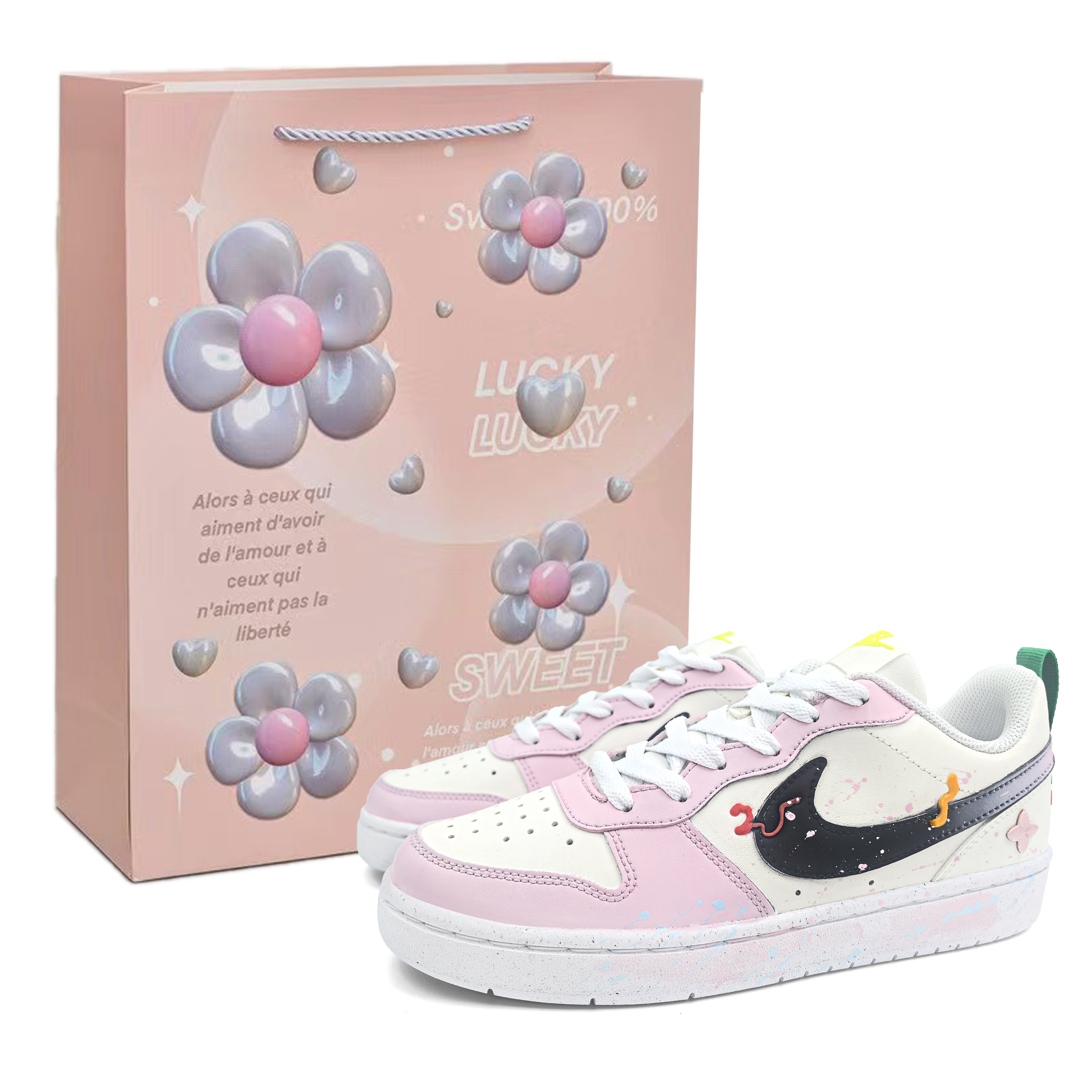 Nike Детские кроссовки для скейтбординга Court Borough, износостойкие, нескользящие, розовые, вишневые, для подростков
Nike Детские кроссовки для скейтбординга Court Borough, износостойкие, нескользящие, розовые, вишневые, для подростков