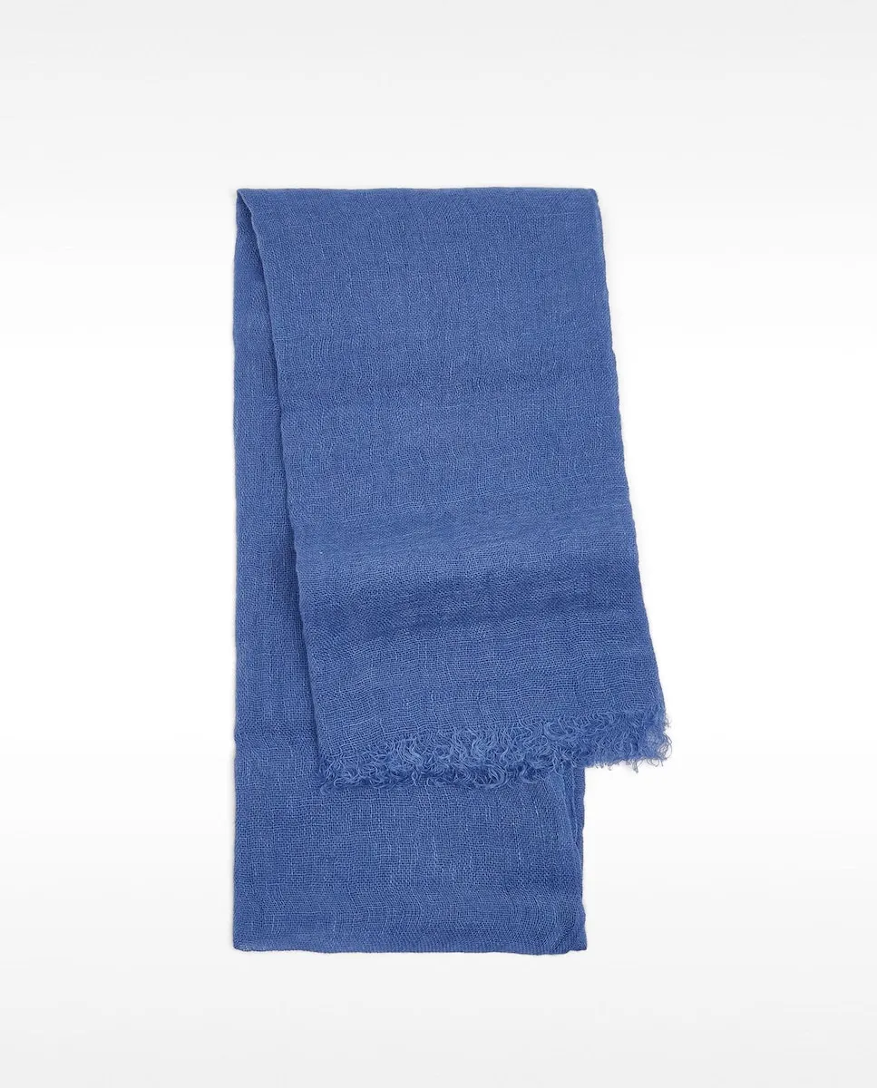 Платок 100% лён с отделочными строчками Parfois, синий
Платок 100% лён с отделочными строчками Parfois, синий