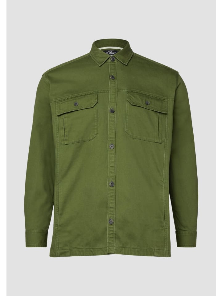 s.Oliver Рубашка цвета 7983_оливково-зеленый
s.Oliver Рубашка цвета 7983_оливково-зеленый