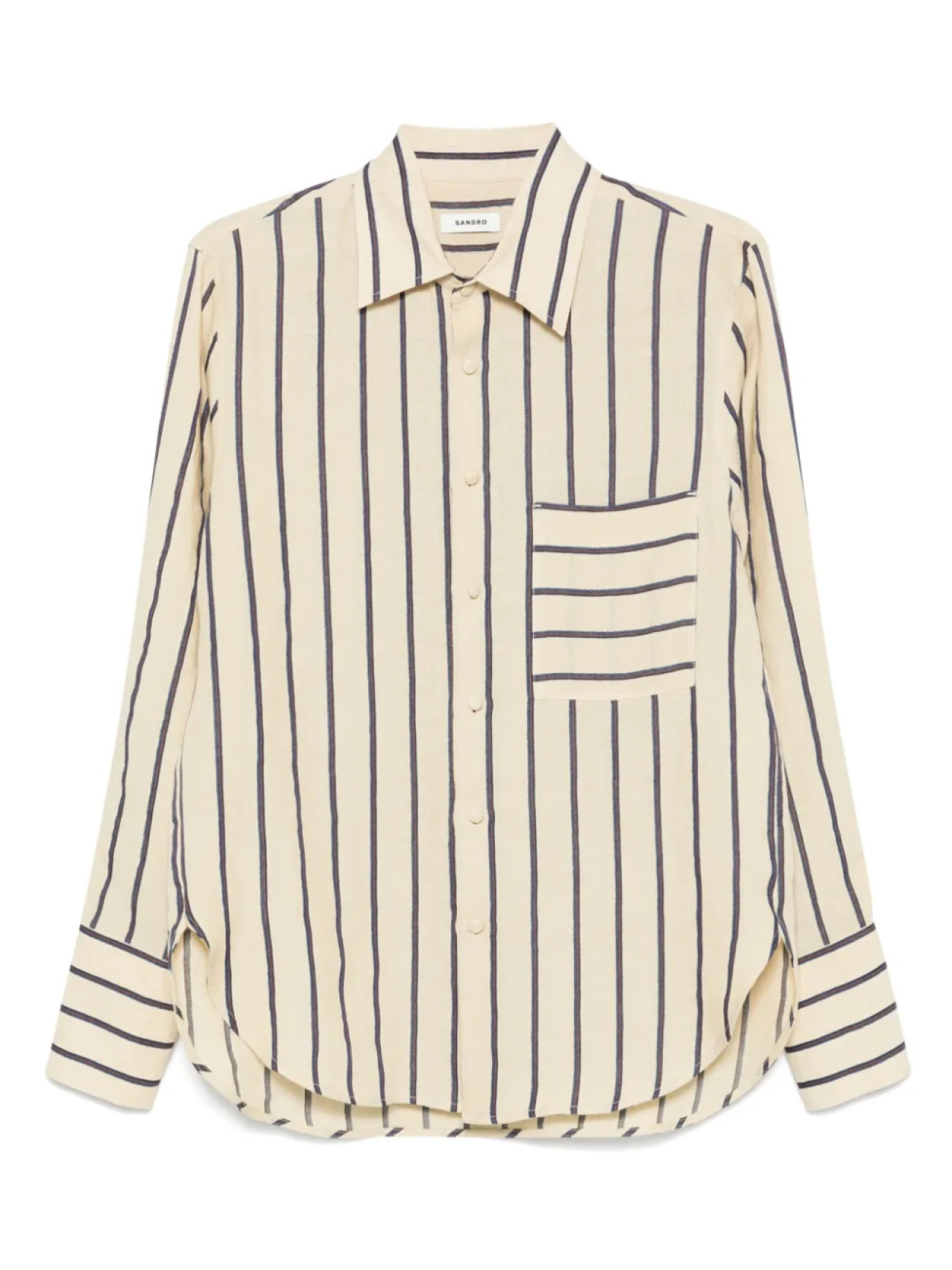 SANDRO рубашка в полоску, нейтральный
SANDRO рубашка в полоску, нейтральный