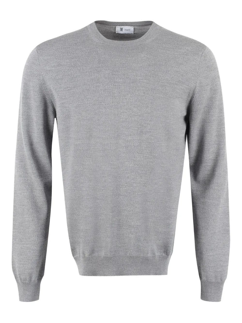 Шерстяной свитер с круглым вырезом THE (Alphabet), серый
Шерстяной свитер с круглым вырезом THE (Alphabet), серый