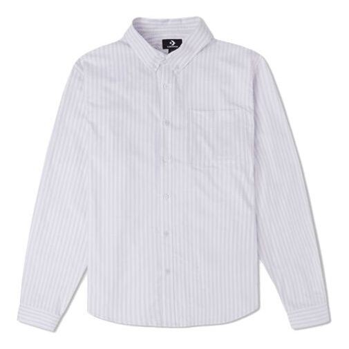 Рубашка oxford shirt stripe 'vapor violet' Converse, голубой 
Рубашка oxford shirt stripe 'vapor violet' Converse, голубой