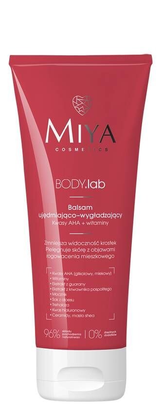 Лосьон для тела Miya BODY.lab AHA i Witaminy, 200 мл
Лосьон для тела Miya BODY.lab AHA i Witaminy, 200 мл