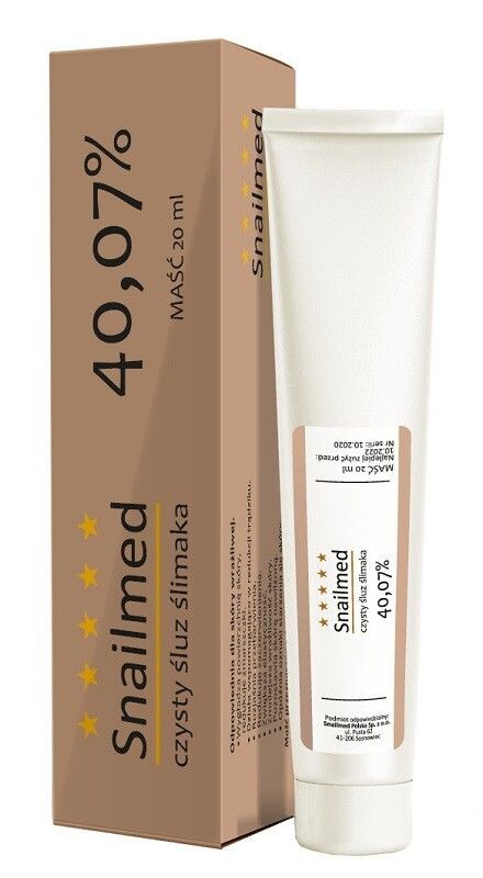 Мазь от проблем с кожей Snailmed Czysty Śluz Ślimaka 40,07%, 20 мл
Мазь от проблем с кожей Snailmed Czysty Śluz Ślimaka 40,07%, 20 мл