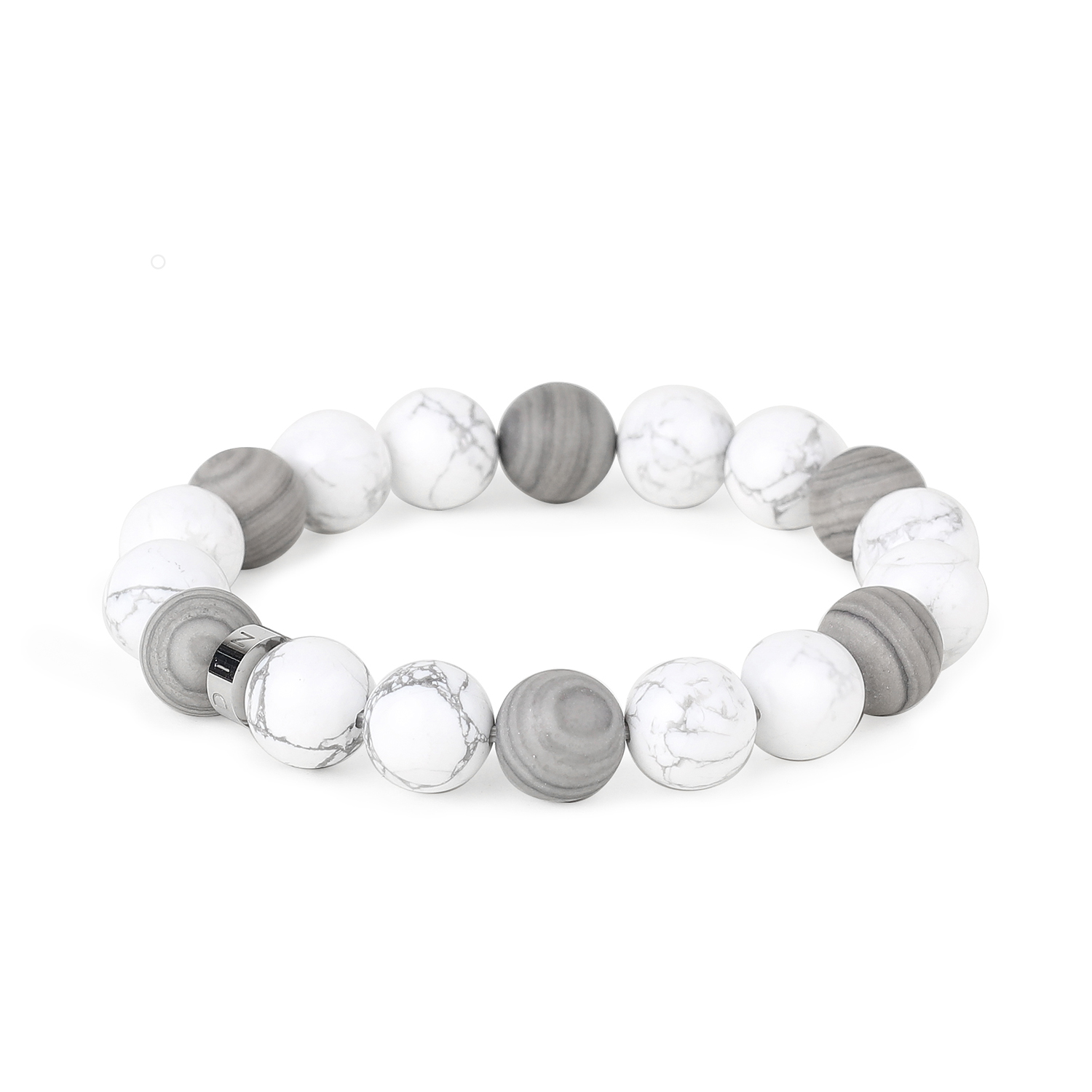 FOUNDIN Браслеты White Turquoise Matte Silver Line Stone Unisex
FOUNDIN Браслеты White Turquoise Matte Silver Line Stone Unisex