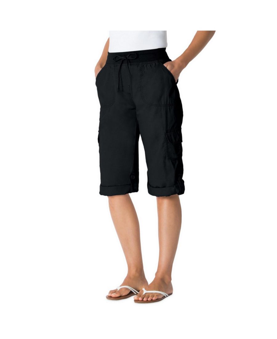 Женские брюки-капри/бермуды Within Convertible Length Cargo Woman Within, Black
Женские брюки-капри/бермуды Within Convertible Length Cargo Woman Within, Black