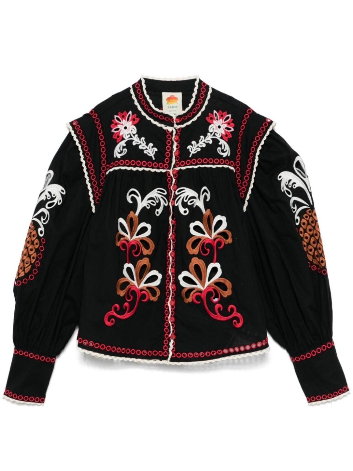 Блузка Mandala Richilieu FARM Rio, черный
Блузка Mandala Richilieu FARM Rio, черный