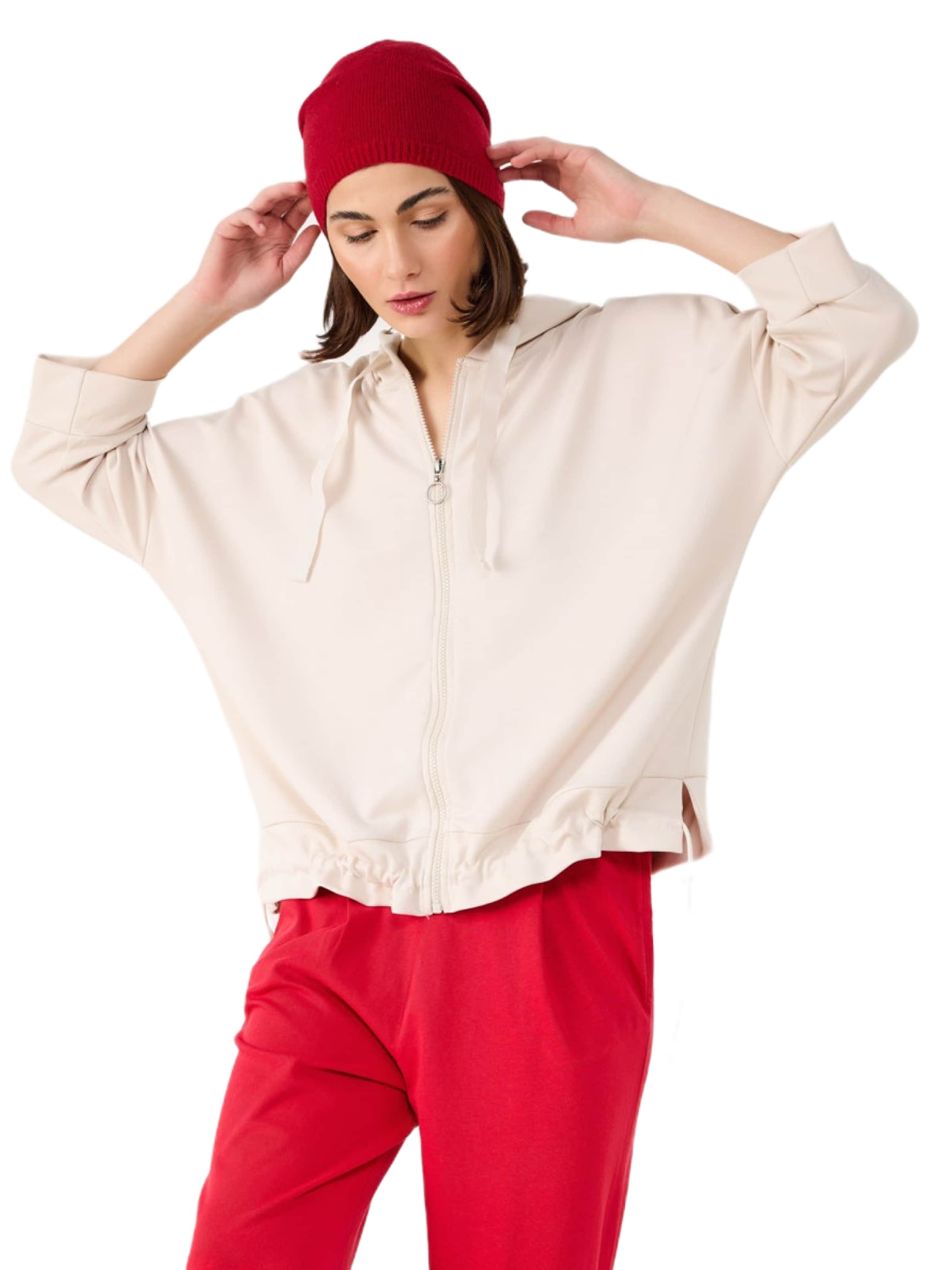 No Matter What Худи на молнии в бежевом цвете
No Matter What Худи на молнии в бежевом цвете