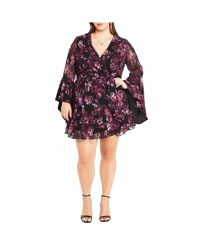 Платье Джемма больших размеров CITY CHIC, фиолетовый
Платье Джемма больших размеров CITY CHIC, фиолетовый