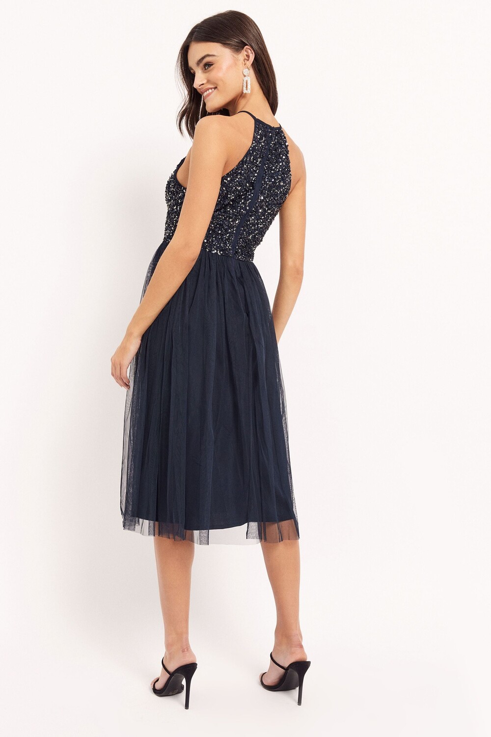 Платье миди с открытой спиной Maya, синий
Платье миди с открытой спиной Maya, синий