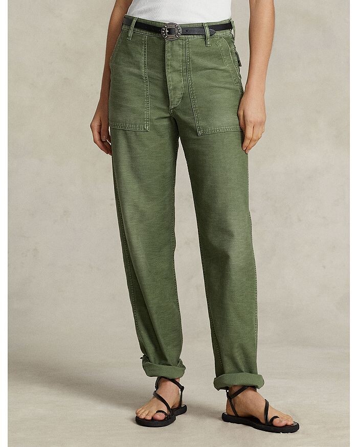 Брюки с высокой посадкой Lauren Ralph Lauren Ricky, зеленый
Брюки с высокой посадкой Lauren Ralph Lauren Ricky, зеленый