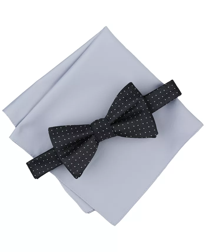 Мужской комплект из галстука-бабочки Inari Dot и однотонного нагрудного платка Alfani, черный
Мужской комплект из галстука-бабочки Inari Dot и однотонного нагрудного платка Alfani, черный