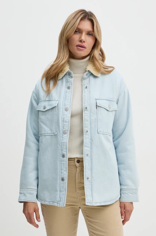 Куртка-рубашка с добавлением шерсти Levi'S, синий
Куртка-рубашка с добавлением шерсти Levi'S, синий