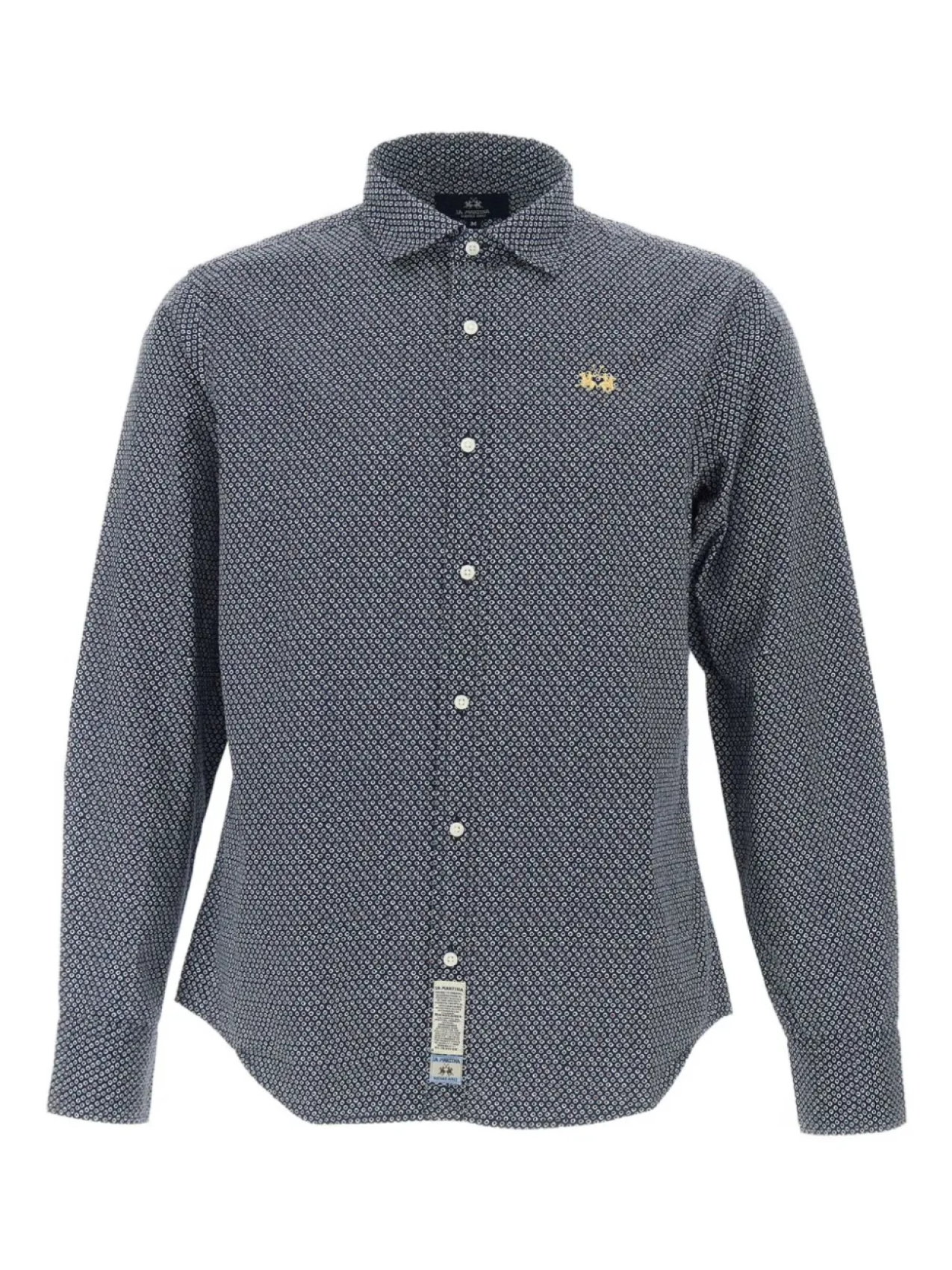 Хлопковая рубашка с графическим принтом La Martina, синий
Хлопковая рубашка с графическим принтом La Martina, синий