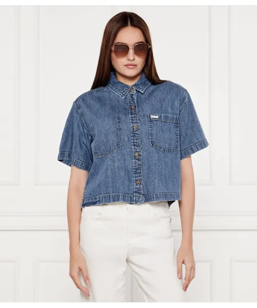 Джинсовая рубашка Loose fit Guess Jeans, синий
Джинсовая рубашка Loose fit Guess Jeans, синий