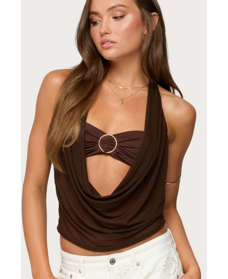 Женский бюстгальтер-бандо Issey с многослойным вырезом-хомутом Edikted, Brown
Женский бюстгальтер-бандо Issey с многослойным вырезом-хомутом Edikted, Brown