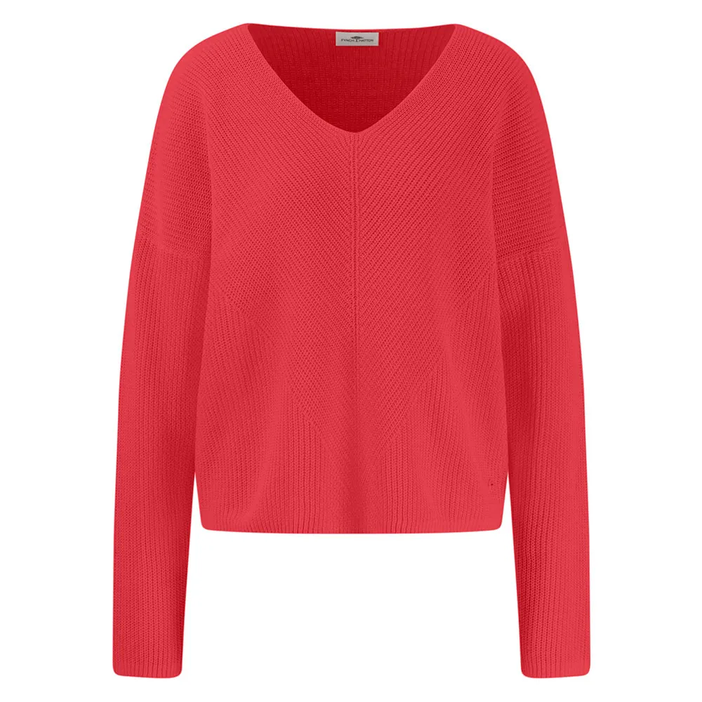 Свитер Fynch Hatton Linen Mix v neck, красный
Свитер Fynch Hatton Linen Mix v neck, красный