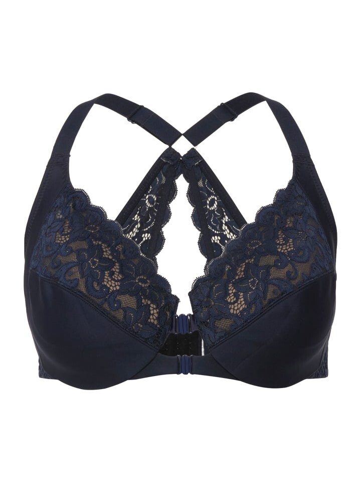Бюстгальтер на косточках Ulla Popken, цвет nachtblau
Бюстгальтер на косточках Ulla Popken, цвет nachtblau