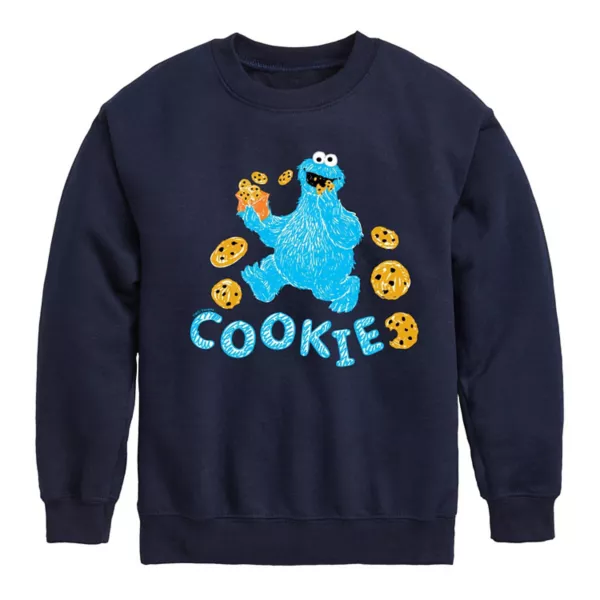 Флисовая толстовка с рисунком из мультфильма «Улица Сезам» и печенья-монстра для мальчиков 8-20 лет Licensed Character, синий
Флисовая толстовка с рисунком из мультфильма «Улица Сезам» и печенья-монстра для мальчиков 8-20 лет Licensed Character, синий