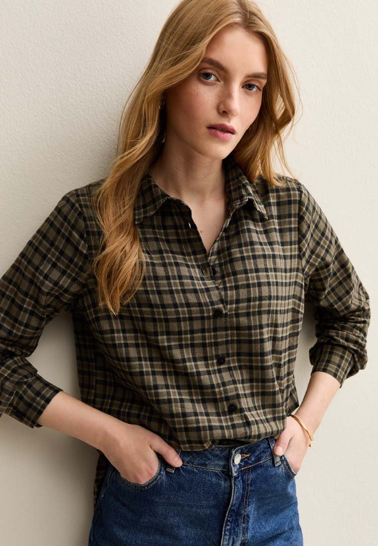 Блуза New Look CHECKED LONG SLEEVE, Mottled Green /Mottled Green
Блуза New Look CHECKED LONG SLEEVE, Mottled Green /Mottled Green
