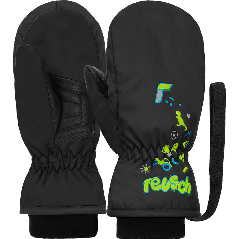 Детские перчатки Reusch, черный 
Детские перчатки Reusch, черный