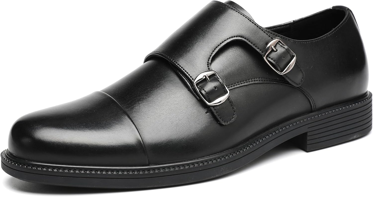 Мужские лоферы DECARSDZ с двумя пряжками без шнурков, удобная деловая и повседневная обувь для мужчин, черный
Мужские лоферы DECARSDZ с двумя пряжками без шнурков, удобная деловая и повседневная обувь для мужчин, черный