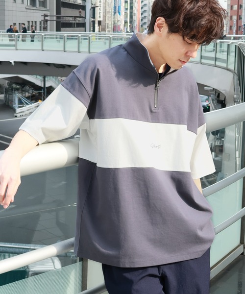 Футболка с половинной молнией и логотипом LAKOLE, светло-серый
Футболка с половинной молнией и логотипом LAKOLE, светло-серый