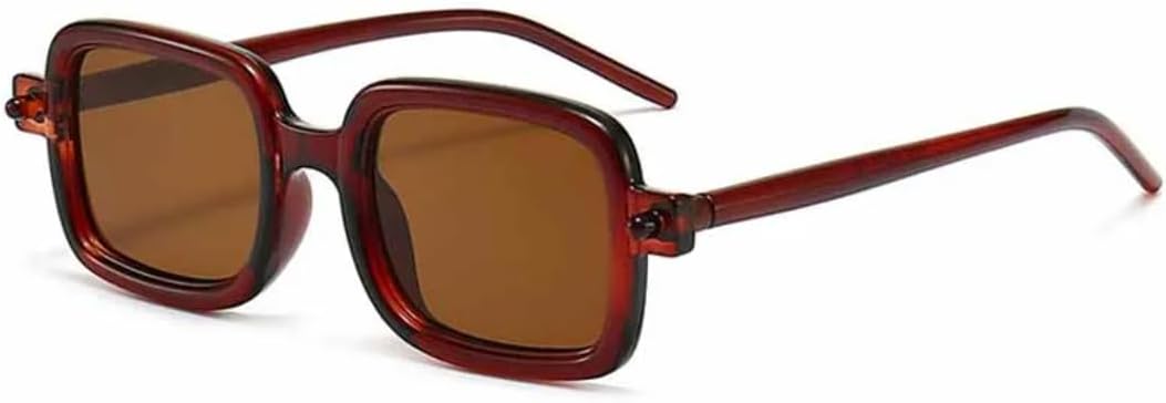 Модные женские солнцезащитные очки в маленькой квадратной оправе, роскошные мужские винтажные солнцезащитные очки для активного отдыха и путешествий с защитой от УФ-излучения UV400 TVTBBVV, Brown Brown
Модные женские солнцезащитные очки в маленькой квадратной оправе, роскошные мужские винтажные солнцезащитные очки для активного отдыха и путешествий с защитой от УФ-излучения UV400 TVTBBVV, Brown Brown