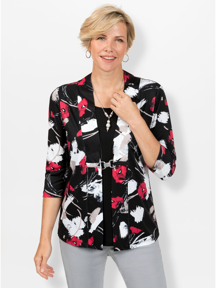 WITT WEIDEN Футболка 2-в-1 с черно-красным принтом, Черный, WITT WEIDEN Футболка 2-в-1 с черно-красным принтом
WITT WEIDEN Футболка 2-в-1 с черно-красным принтом, Черный, WITT WEIDEN Футболка 2-в-1 с черно-красным принтом