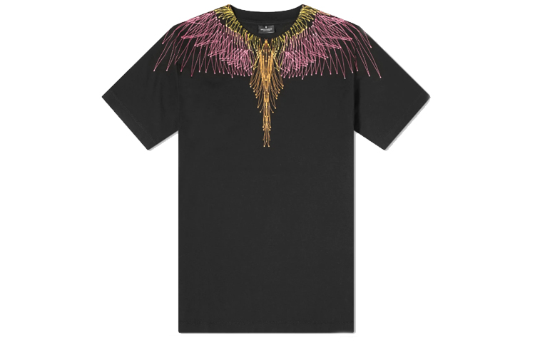 Marcelo Burlon Мужская черная футболка с круглым вырезом, умеренно прямой крой, Черный, Marcelo Burlon Мужская черная футболка с круглым вырезом, умеренно прямой крой
Marcelo Burlon Мужская черная футболка с круглым вырезом, умеренно прямой крой, Черный, Marcelo Burlon Мужская черная футболка с круглым вырезом, умеренно прямой крой