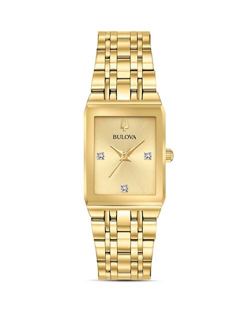 Часы Futuro Quadra с золотистым браслетом и звеньями, 20 x 32 мм Bulova, цвет Gold
Часы Futuro Quadra с золотистым браслетом и звеньями, 20 x 32 мм Bulova, цвет Gold