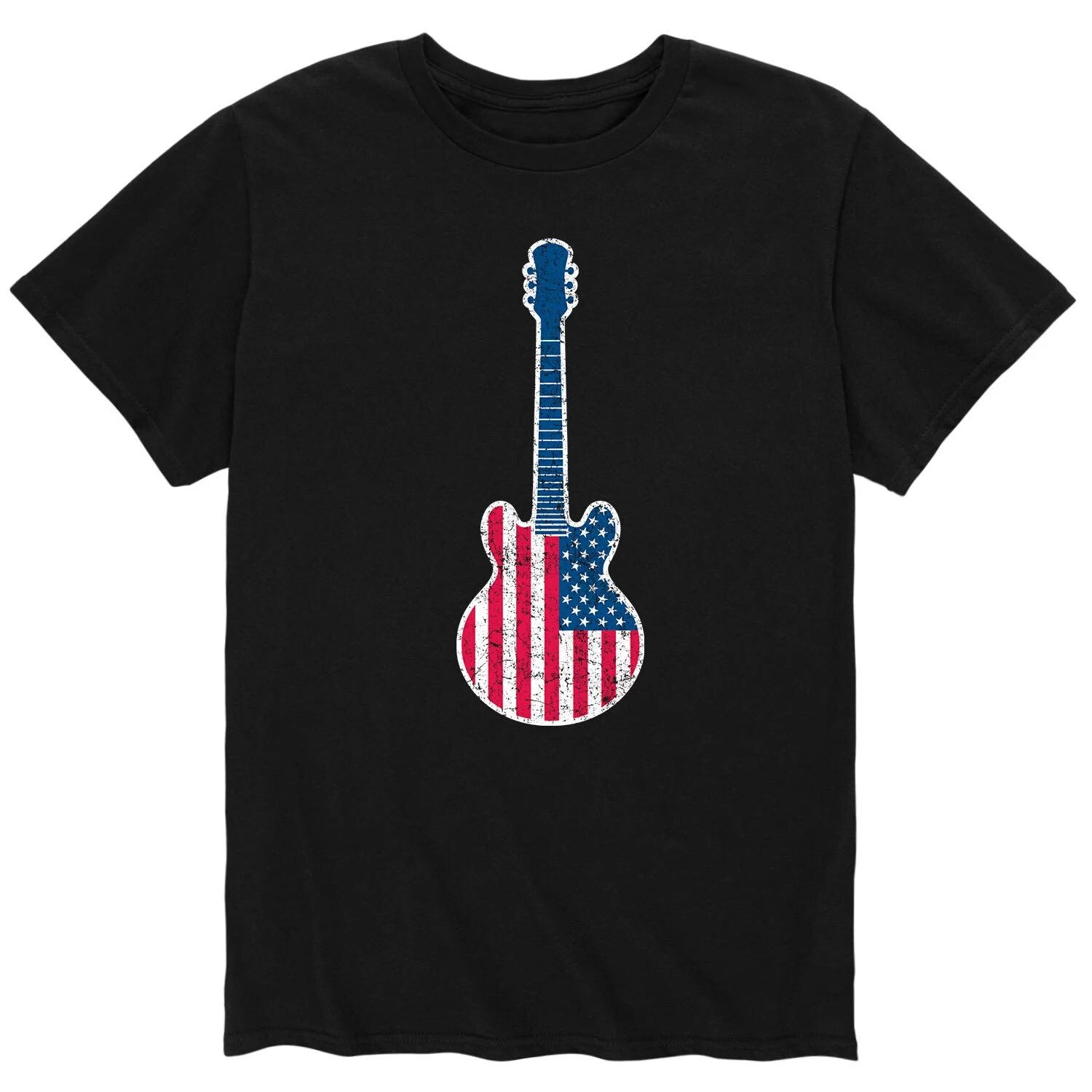Мужская футболка с флагом США и гитарой Licensed Character
Мужская футболка с флагом США и гитарой Licensed Character