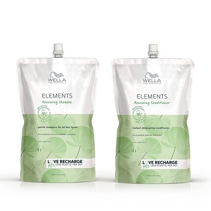Elements Обновляющий шампунь, сменный блок 1000мл, Wella
Elements Обновляющий шампунь, сменный блок 1000мл, Wella