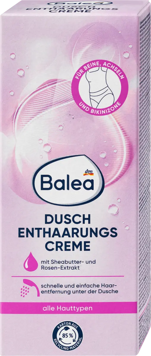 Крем-депилятор для душа 150мл Balea
Крем-депилятор для душа 150мл Balea