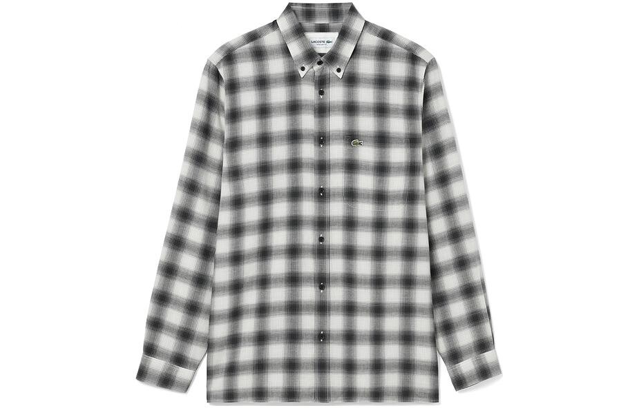 LACOSTE Мужская рубашка, цвет Black and white color-block KBR
LACOSTE Мужская рубашка, цвет Black and white color-block KBR