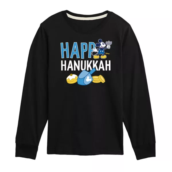 Футболка с длинным рукавом и принтом «Счастливая Ханука» для мальчиков 8-20 лет с Микки Маусом Disney, черный
Футболка с длинным рукавом и принтом «Счастливая Ханука» для мальчиков 8-20 лет с Микки Маусом Disney, черный