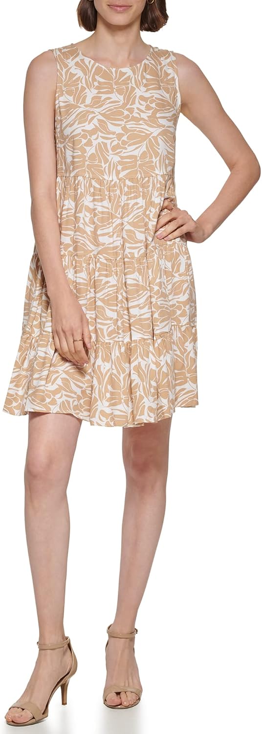 Женское платье без рукавов Tommy Hilfiger с расклешенным лифом, Ivory/Sand
Женское платье без рукавов Tommy Hilfiger с расклешенным лифом, Ivory/Sand