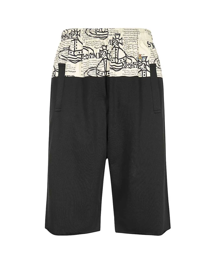 Хлопковые шорты-бермуды с эластичным поясом Vivienne Westwood, черный
Хлопковые шорты-бермуды с эластичным поясом Vivienne Westwood, черный