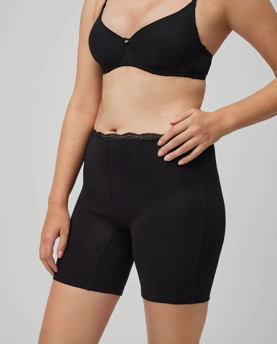 Антихрустящие хлопковые трусы с кружевной отделкой Ysabel Mora, черный
Антихрустящие хлопковые трусы с кружевной отделкой Ysabel Mora, черный