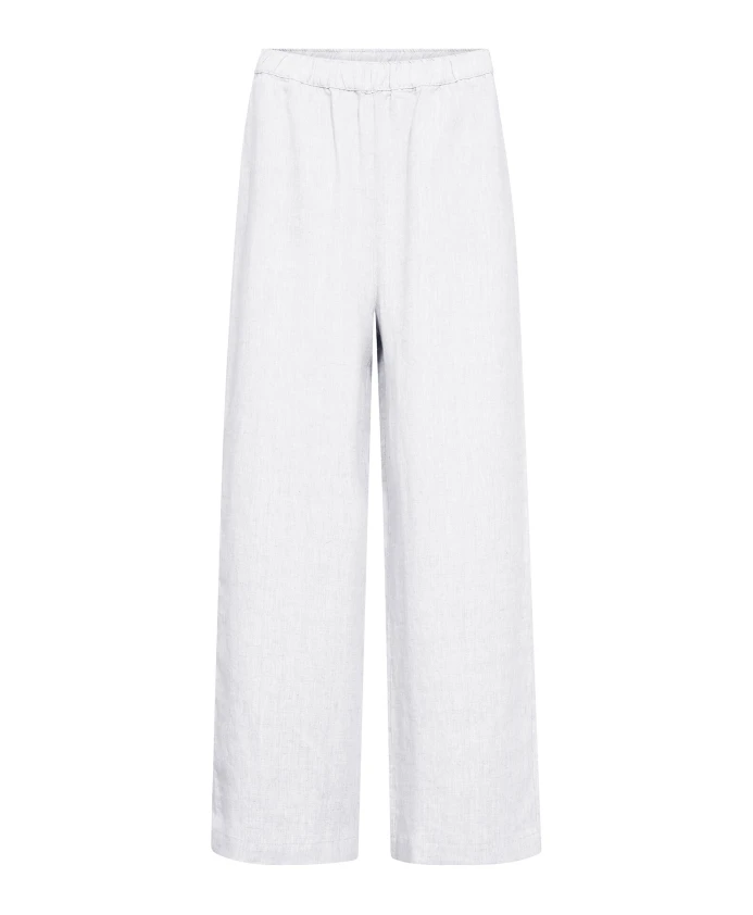 Белые льняные брюки с широкими штанинами Mos Mosh, белый
Белые льняные брюки с широкими штанинами Mos Mosh, белый