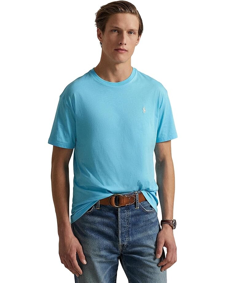 Футболка Polo Ralph Lauren Short Sleeve Solid Crewneck Tee - Classic, цвет Neptune
Футболка Polo Ralph Lauren Short Sleeve Solid Crewneck Tee - Classic, цвет Neptune