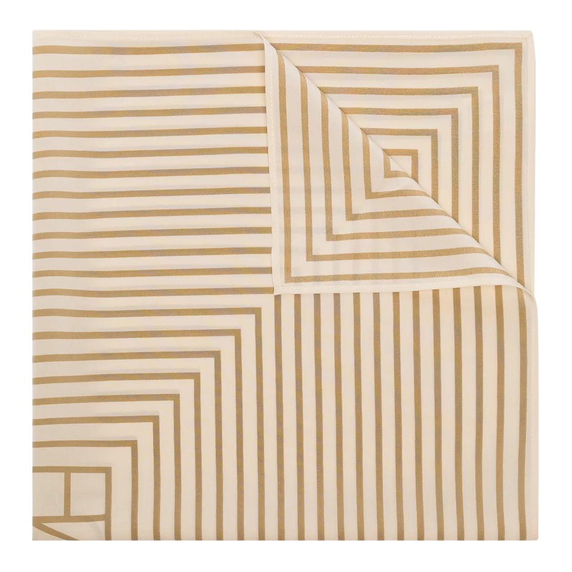 TOTEME Полосатый шарф с логотипом, Beige
TOTEME Полосатый шарф с логотипом, Beige