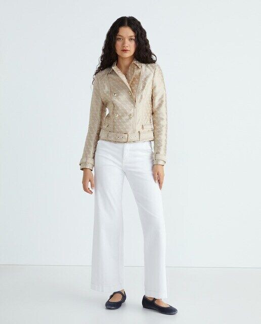 Женская куртка с логотипом и серебряными деталями Guess, бежевый
Женская куртка с логотипом и серебряными деталями Guess, бежевый