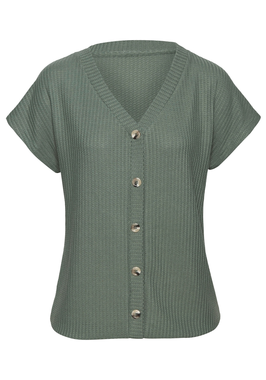 Вязаный кардиган LASCANA, хаки
Вязаный кардиган LASCANA, хаки