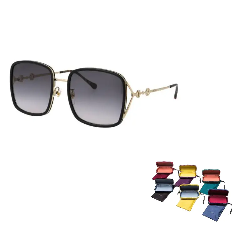 Очки солнцезащитные женские Gucci с тонкой оправой, черный / золотой
Очки солнцезащитные женские Gucci с тонкой оправой, черный / золотой