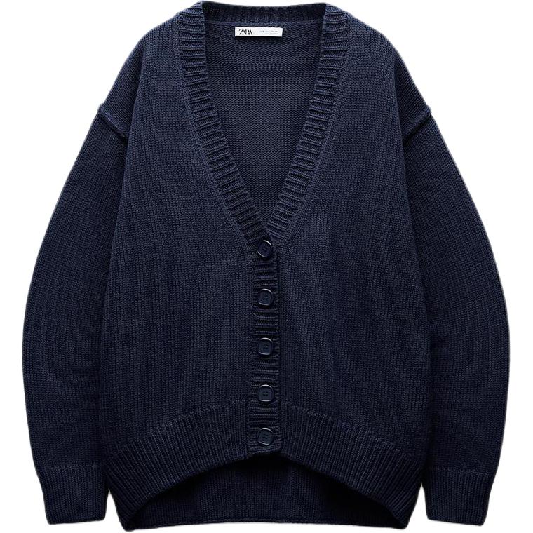 Трикотажная кофта женская синяя ZARA
Трикотажная кофта женская синяя ZARA