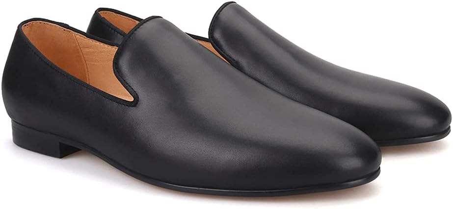 Мужские мокасины HIHANN из черной гладкой кожи, британский стиль, мужские туфли для курения, ручная работа, для свадеб и вечеринок Hi&Hann
Мужские мокасины HIHANN из черной гладкой кожи, британский стиль, мужские туфли для курения, ручная работа, для свадеб и вечеринок Hi&Hann